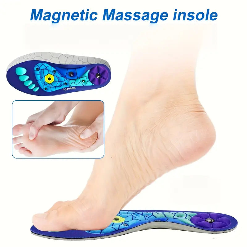 Semelles de Massage Magnétiques Acupression MAGNETIZEN - Soulagement Pieds Fatigués