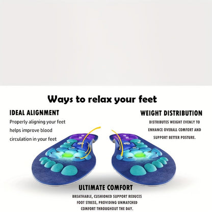 Semelles de Massage Magnétiques  Acupression MAGNETIZEN - Soulagement Pieds Fatigués